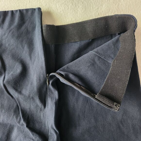 Rag & Bone Simone Ankle Crop Pants Size 6 Navy High-Rise Slim Stretch Trousers - Picture 7 of 9